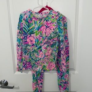 Lilly Pulitzer girls pajama set size 8